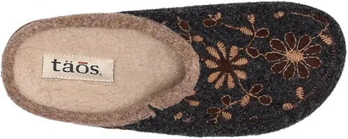 Vista 4 de Taos Zuecos Woolderness 2 para mujer, Gris