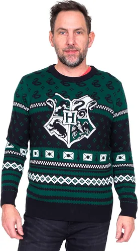 Vista 2 de Harry Potter Slytherin - Suéter navideño feo, Varios