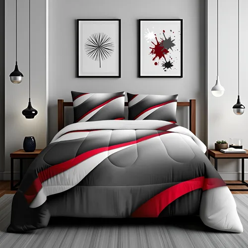 Vista 59 de Castle Fairy Juego de edredón con diseño de gato lindo para niños, tamaño twin, juego de ropa de cama con hojas de flores, luna, noche y cielo