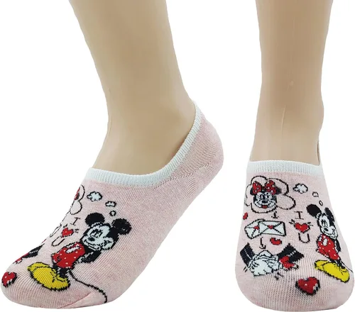 Vista 3 de Worldlook - Calcetines para mujer, diseño de personajes de película animación, mezcla de algodón