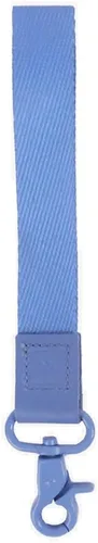 Vista 9 de Correa de muñeca de Thread Wallets para hombres y mujeres, llavero de pulsera para insignia, billetera y correa de muñeca para teléfono Negro