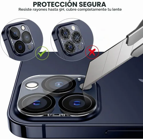 Vista 3 de Tensea - Protector de lente de cámara para iPhone 13 Pro / 13 Pro Max (3 unidades)