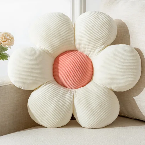 Vista 18 de Almohada de flores, almohadas azules, lindas margaritas, cojín decorativo para el hogar, para cama, sofá, sofá