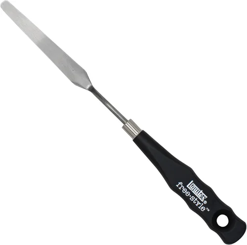 Vista 14 de Liquitex Cuchillo de pintura pequeño profesional Freestyle, n.º 1, plata/negro