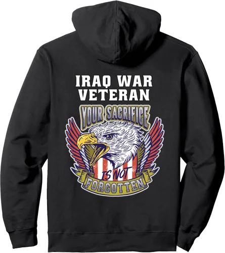 Vista 2 de Veteran Iraq War Veteran Design Gift Iraq War Veteran You Pullover Hoodie