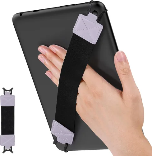 Vista 11 de MoKo Correa de mano de seguridad para tablet de 9 a 11 pulgadas, iPad/IP-ad Pro/iPad Air/Kindle Fire HD/Samsung, correa de mano versátil de alta