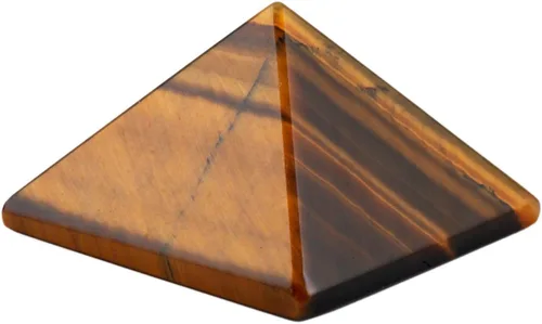 Vista 14 de SUNYIK Pirámide de piedra natural, generador de energía de punto de cristal curativo Reiki, decoración metafísica de cuarzo amatista, 1-1 1/8