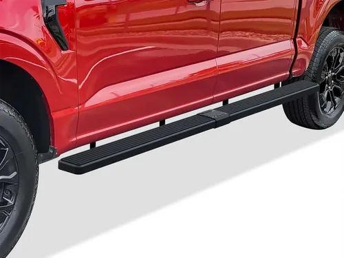 Vista 15 de APS Estribos negros compatibles con Ford F-150 2015-2026 SuperCrew Cab & F-150 Lightning 2022-2026 & F-250 F-350 Super Duty 2017-2026 Crew Cab