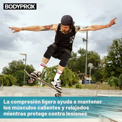 Vista 6 de Rodilleras de protección, con esponja gruesa antiderrapante, manga para rodilla para evitar colisiones