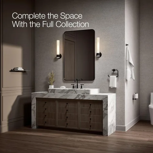 Vista 7 de Kohler 14440-BL Purist Estante de cristal