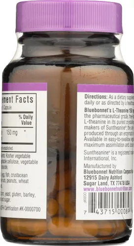 Vista 2 de BLUEBONNET NUTRICIÓN L-Teanina 200 MG, 30 CT