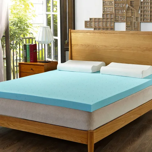 Vista 9 de Cubrecolchón suave y cómodo de espuma viscoelástica (3 pulgadas de grosor) y protector de colchón lavable y extraíble, de HOFISH, Memory Foam