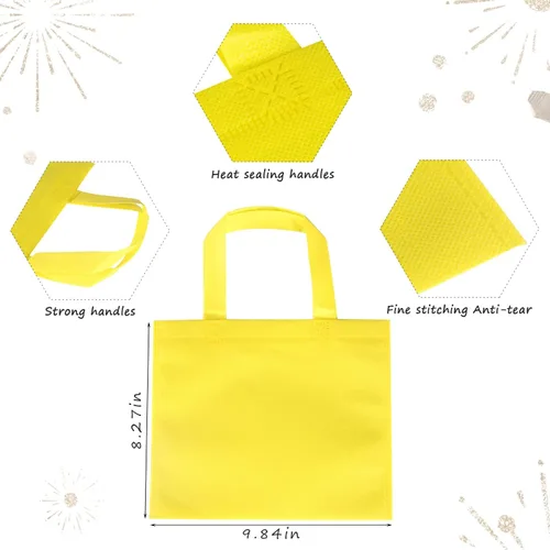 Vista 4 de SPERPAND 30 bolsas de regalo pequeñas con asas, bolsa de regalo de vacaciones, bolsas de regalo de fiesta, bolsas de regalos para niños, cumpleaños