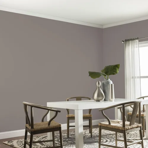 Vista 100 de Glidden Pintura Interior + Imprimación: Gris/Plata Antigua, Una Capa, Satinado, 1 Galón