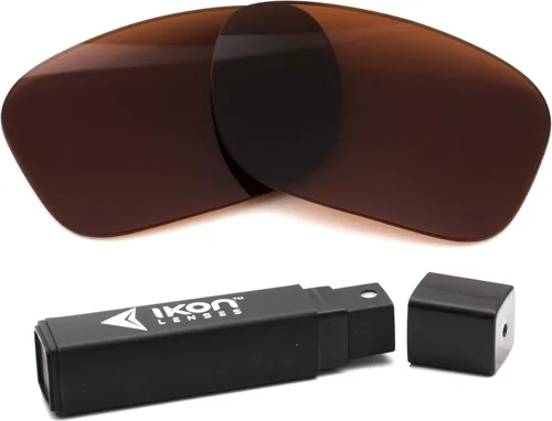 Vista 14 de IKON - Lentes polarizadas de repuesto para Oakley Crossrange XL OO9360, 24K espejo dorado