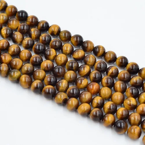 Vista 21 de 6mm Cuentas Redondas de Granate para Hacer Joyería DIY, Poder Curativo de Cristal, Piedras Preciosas Sueltas para Hacer Pulseras y Collares, Hilo