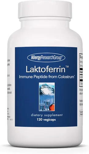 Vista 7 de Allergy Research Group ARG Laktoferrin - 350 mg de lactoferrina - Sistema inmunológico y apoyo a la salud intestinal - Sin gluten y sin OMG - 90