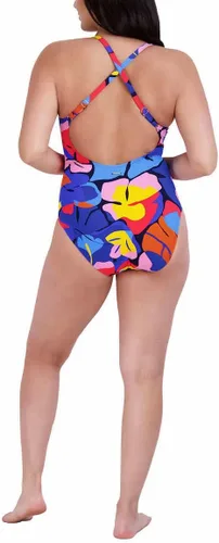 Vista 2 de Nautica Women's Cross Back One Piece Swimsuit