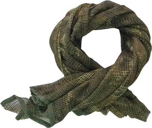 Vista 13 de GRVCN Velo de Francotirador Bufanda Táctica Red de Malla de Camuflaje Corporal Militar, Bufanda de Patrón de Camuflaje de Doble Cara ACU