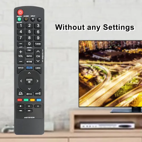 Vista 3 de AKB72915239 - Control remoto de repuesto para LG LCD LED TV 37LK450 42LK450 47LK450 42LK520 47LK520 42PW350U 50PW350U 42PW350R 50PW350R 42LW50000