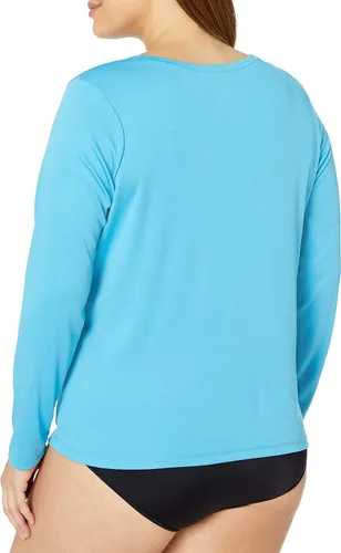 Vista 2 de Kanu Surf Camiseta de natación de manga larga con protección UPF 50+ para mujer