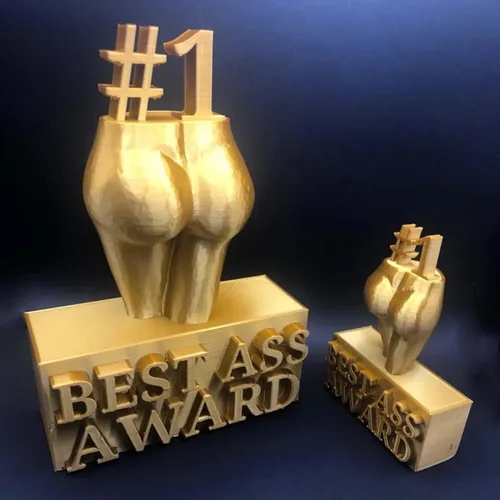 Vista 5 de Premio al mejor culo, figura de cuerpo femenino, escultura, decoración de trofeo, novedad traviesa cadera, trasero, estatua de resina, divertida