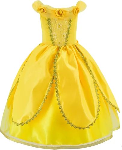 Vista 3 de Disfraz de princesa para niñas fiesta de cumpleaños con accesorios
