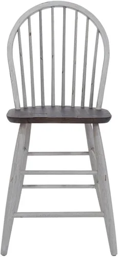Vista 8 de Liberty Furniture INDUSTRIES Farmhouse Windsor - Juego de 2 sillas de mostrador, 17 pulgadas de ancho x 22 pulgadas de profundidad x 42 pulgadas
