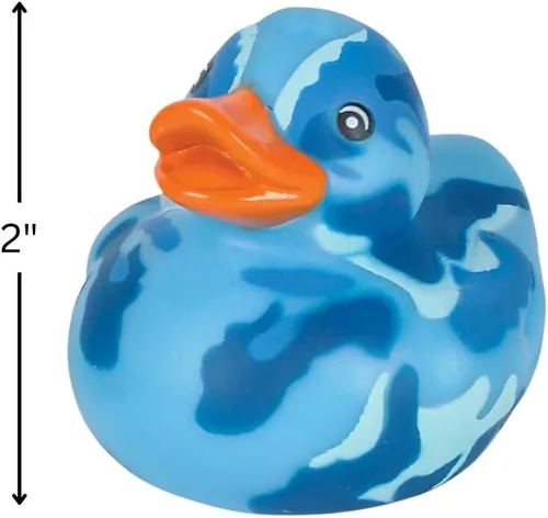 Vista 2 de Rhode Island Novelty Patos de goma de camuflaje de 2 pulgadas, una docena surtidos