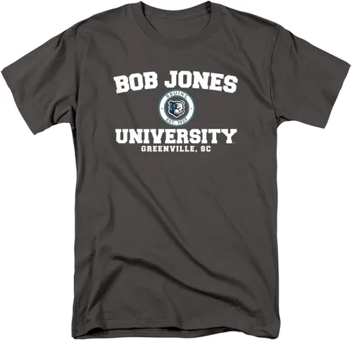 Vista 8 de Bob Jones University - Camiseta unisex con logotipo circular oficial para adultos Silver