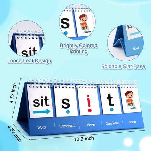 Vista 5 de CVC Word Games - Juegos de fonética, palabras de vista, tarjetas flash para jardín de infantes, preescolar jardín de infantes de primer y segundo