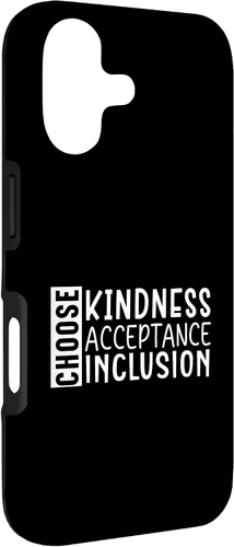 Vista 3 de Choose Kindness Acceptance Inclusion Orange Day Case for iPhone 17