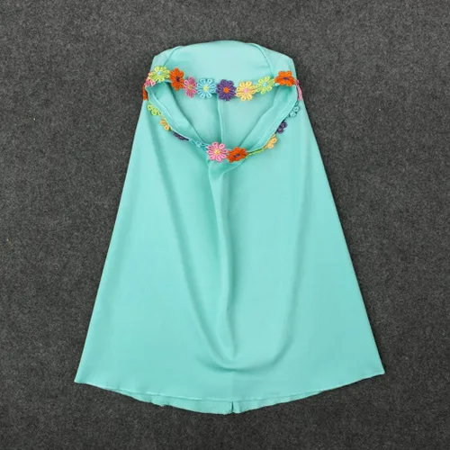 Vista 7 de Vestido de ropa para niña pequeña musulmana, traje de Ramadán tradicional Abaya Dubai para niñas que van a casa