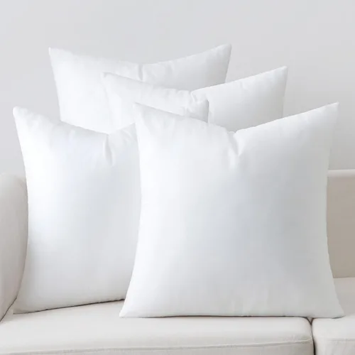Vista 11 de MIULEE Relleno de almohada de 12 x 12 pulgadas, rellenos de almohada decorativos cuadrados, formas de almohada esponjosas de primera calidad