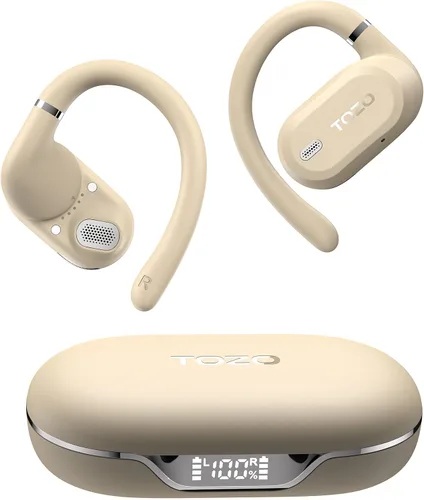 Vista 12 de TOZO Auriculares OpenWear Open Ear con traducción AI en tiempo real más de Negro mate