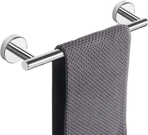 Vista 12 de NearMoon - Barra para toallas de baño, accesorios de baño de acero inoxidable, para toalla de ducha para baño, soporte de toalla montado en la pared