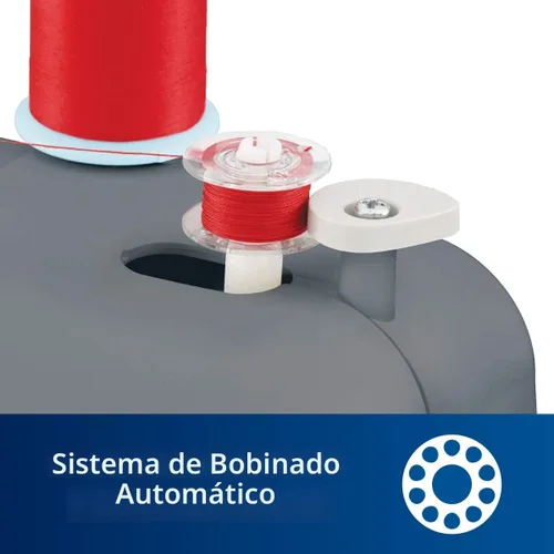 Vista 5 de [Usado] Brother RLX3817G Máquina de coser de tamaño completo de 17 puntadas, color gris, reacondicionada 17 puntadas integradas con un ojal de 4