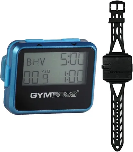 Vista 7 de Gymboss Temporizador de intervalos y cronómetro y correa de reloj - Paquete