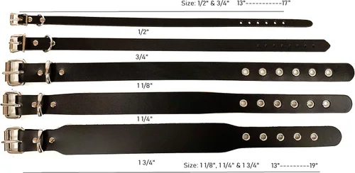 Vista 3 de Gargantilla de cuero liso punk gótico collar collar hebilla proyecto de bricolaje