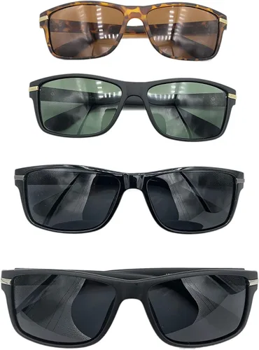 Vista 3 de Gafas de sol unisex polarizadas, estilo vintage, para hombre o mujer, 100% UV.