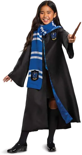 Vista 2 de Harry Potter - Bufanda con temática de casa de Hogwarts Wizarding World, con calidad de película, accesorio para disfraz