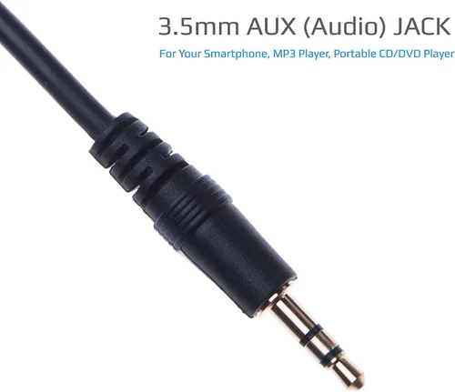 Vista 3 de Keple Cable adaptador auxiliar para automóvil de 0.138 in de audio auxiliar para Mercedes Clase A W169, W245, B W245, W203, C W209, W203, CLK X164