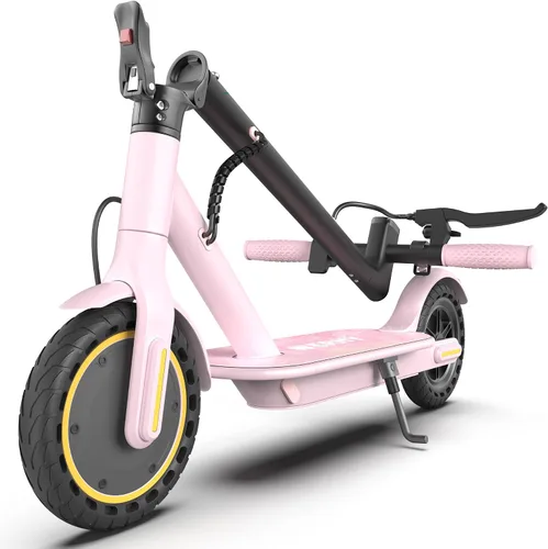 Vista 10 de Electric Scooter, 350W Strong Motor, Up to 19 MPH, E/D/S 3 Gear Speed, 15 Miles Range, Foldable Lightweight E-Scooter with 8.5 Inch Tires, Smart APP