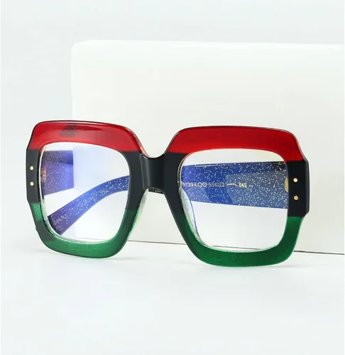 Vista 5 de Transición Fotocrómica Multifocal Presbicia Ordenador Gafas De Lectura Para Las Mujeres De Gran Tamaño Cuadrado Gafas De Sol Lectores