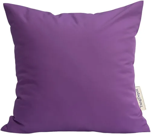 Vista 12 de TangDepot Fundas de almohada sólidas de seda sintética duradera, fundas de almohada cuadradas decorativas, fundas de almohada para interiores y Azul