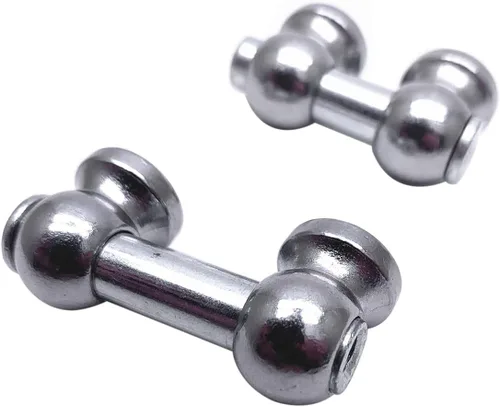 Vista 4 de Paquete de 6 lengüetas de tambor plateadas, de un solo extremo, con tornillos de montaje, piezas de percusión (1.5 pulgadas)