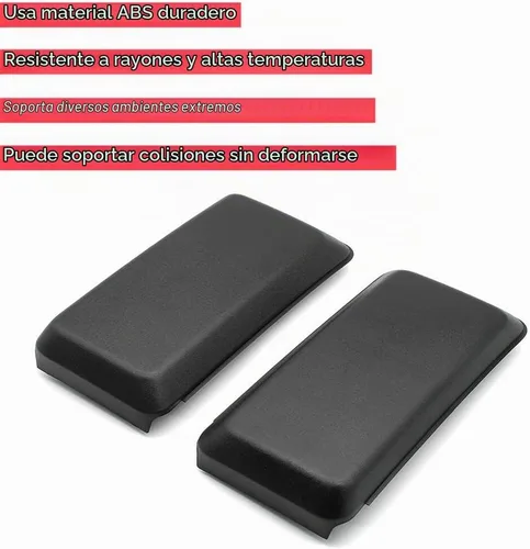 Vista 2 de POETRYXIAO Protectores Almohadillas de Parachoques Delantero Insertos Tapas de Extremo Cubierta Compatible con Ford F150 2018 2019 2020, 1 Par
