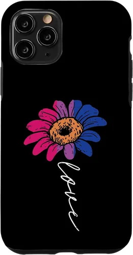 Vista 27 de Funda para iPhone 16 Love Sunflower Floral LGBTQ Bisexual Flag Gay Pride Ally Bi