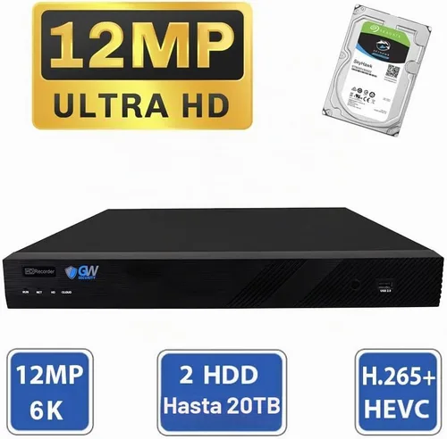 Vista 9 de GW Security Sistema de cámara de seguridad AI Varifocal de 16 canales 6K