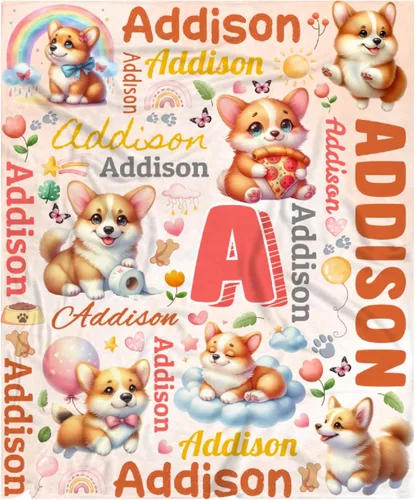 Vista 42 de Manta preescolar personalizada de bulldog para bebés, niños y niñas, sábanas de franela personalizadas súper suaves y ligeras, decoración para cuna